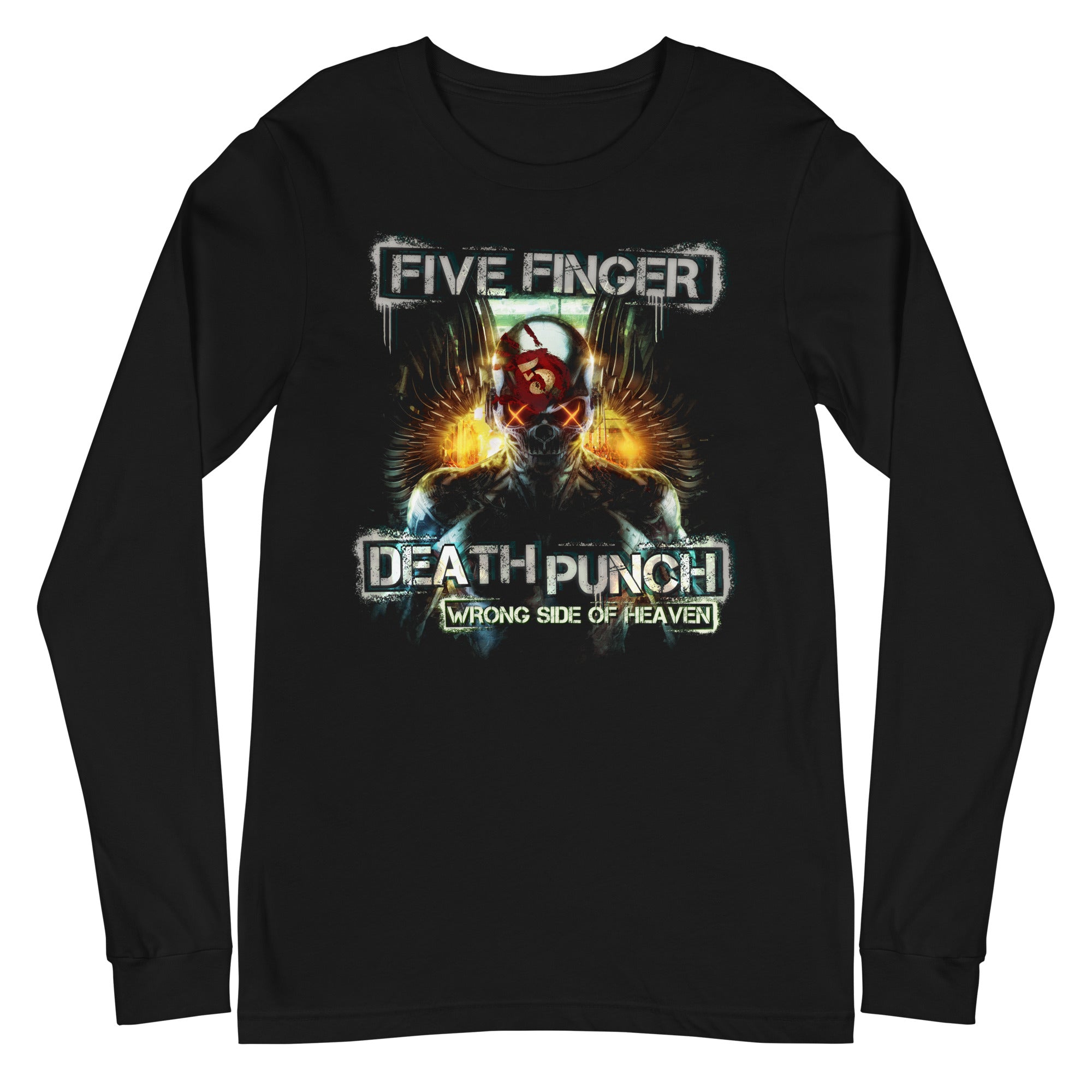 Five Finger Death Punch - Bot Heaven Long Sleeve T-Shirt Hoodie, Sweatshirt | CoreVibeTees.com
