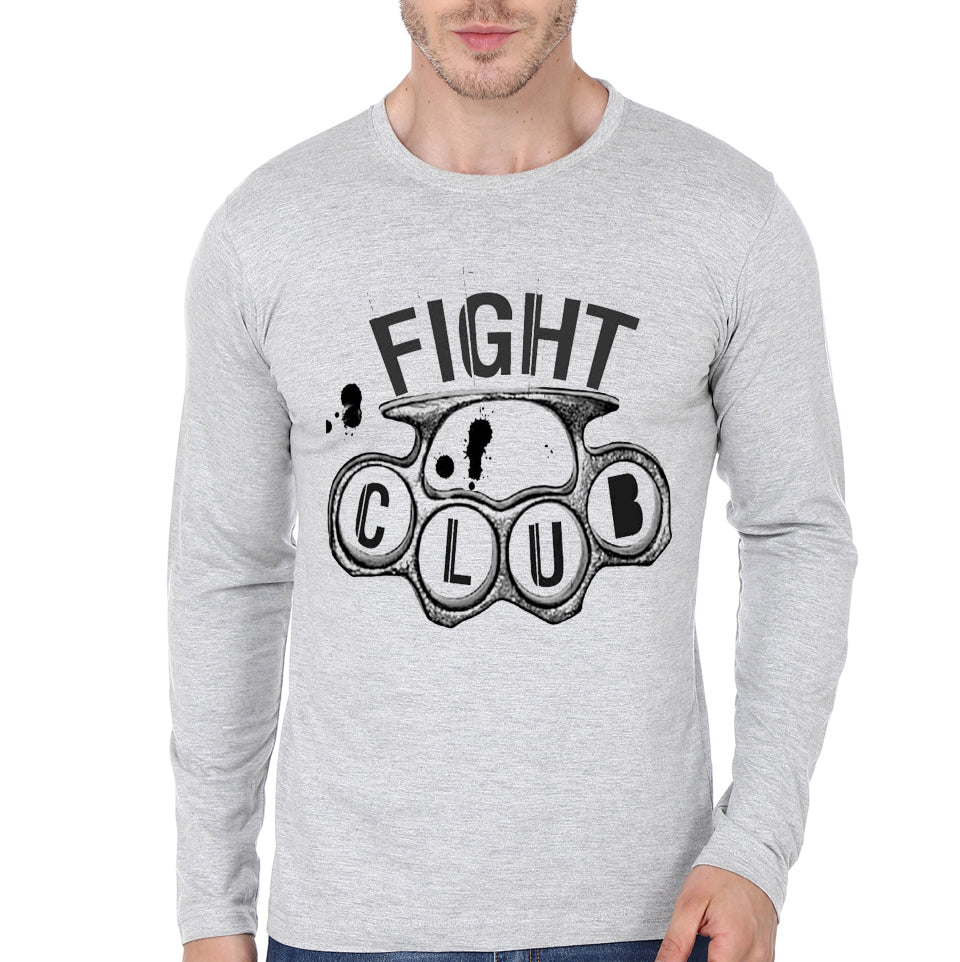 Fight Club Grey Full Sleeve Tee Style002 Hoodie, Sweatshirt | CoreVibeTees.com
