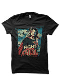 Fight Like A Girl Black T-Shirt Hoodie, Sweatshirt | CoreVibeTees.com