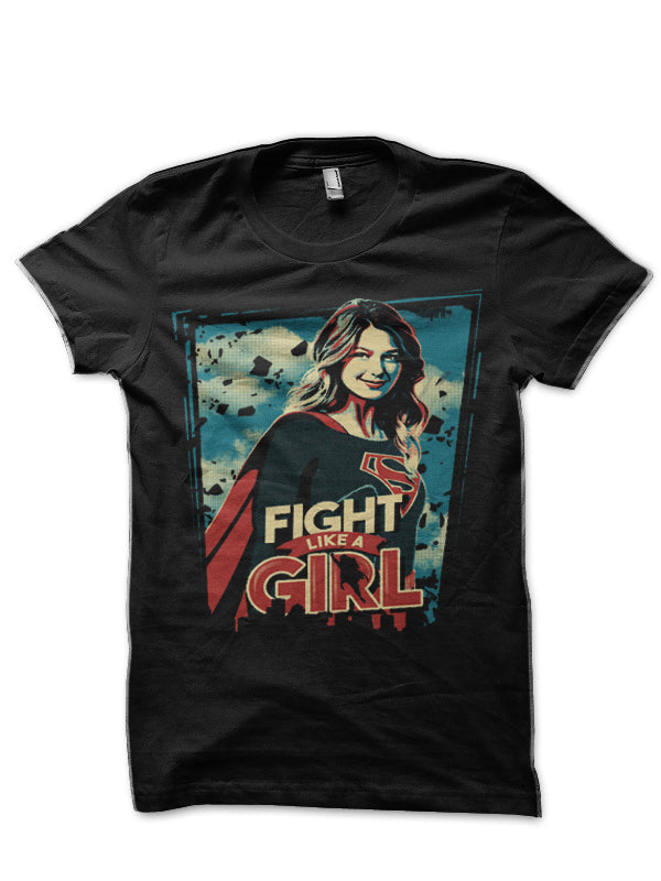 Fight Like A Girl Black T-Shirt Hoodie, Sweatshirt | CoreVibeTees.com