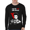 Fight Club Black Full Sleeve Tee Hoodie, Sweatshirt | CoreVibeTees.com