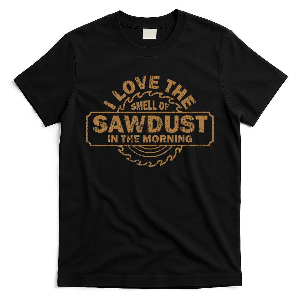 Funny I Love The Smell Of Sawdust In The Morning Carpenter T-Shirt Hoodie, Sweatshirt | CoreVibeTees.com