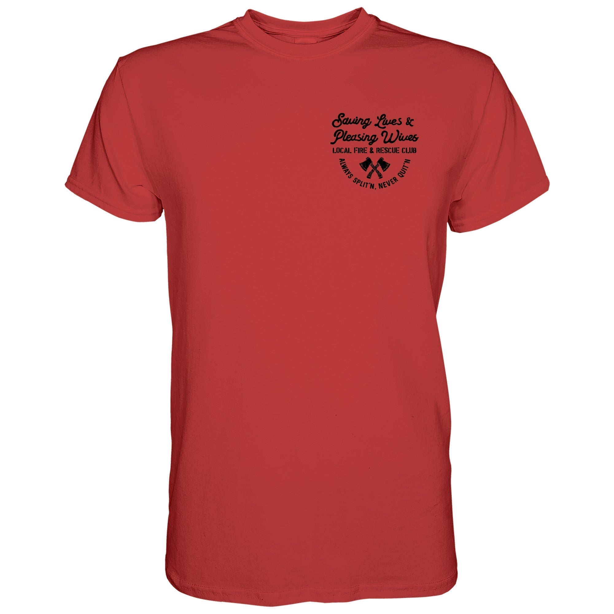 Saving Lives & Pleasing Wives Fire & Rescue Club Men's T-Shirt Hoodie, Sweatshirt | CoreVibeTees.com (Image 2)