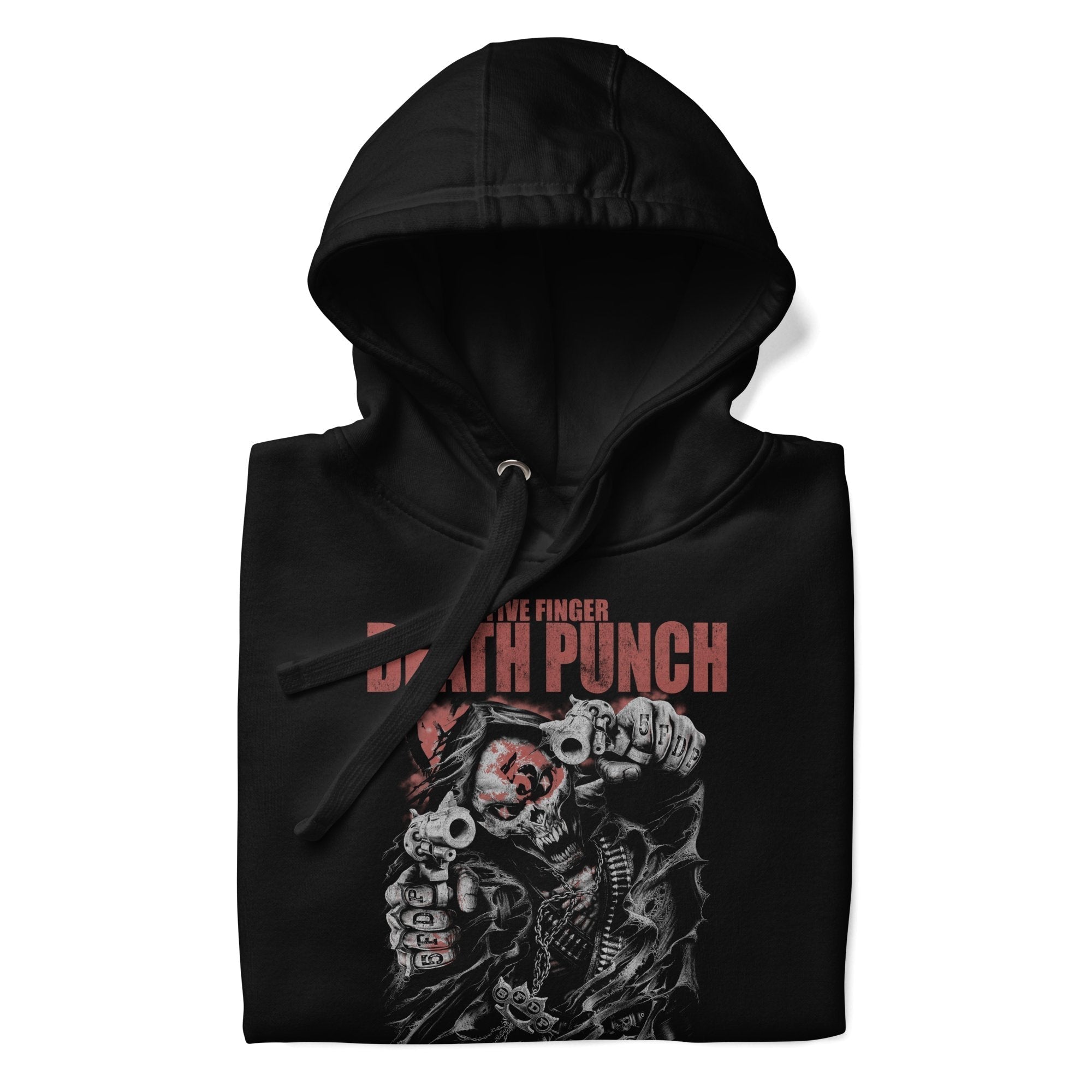 Five Finger Death Punch - Both Barrels Classic Hoodie T-Shirts, Sweatshirt | CoreVibeTees.com (Image 2)