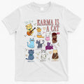 Funny Karma Is A Cat Funny Cat Music Concert Gift For Christmas Gifts Music Co T-Shirt Hoodie, Sweatshirt | CoreVibeTees.com