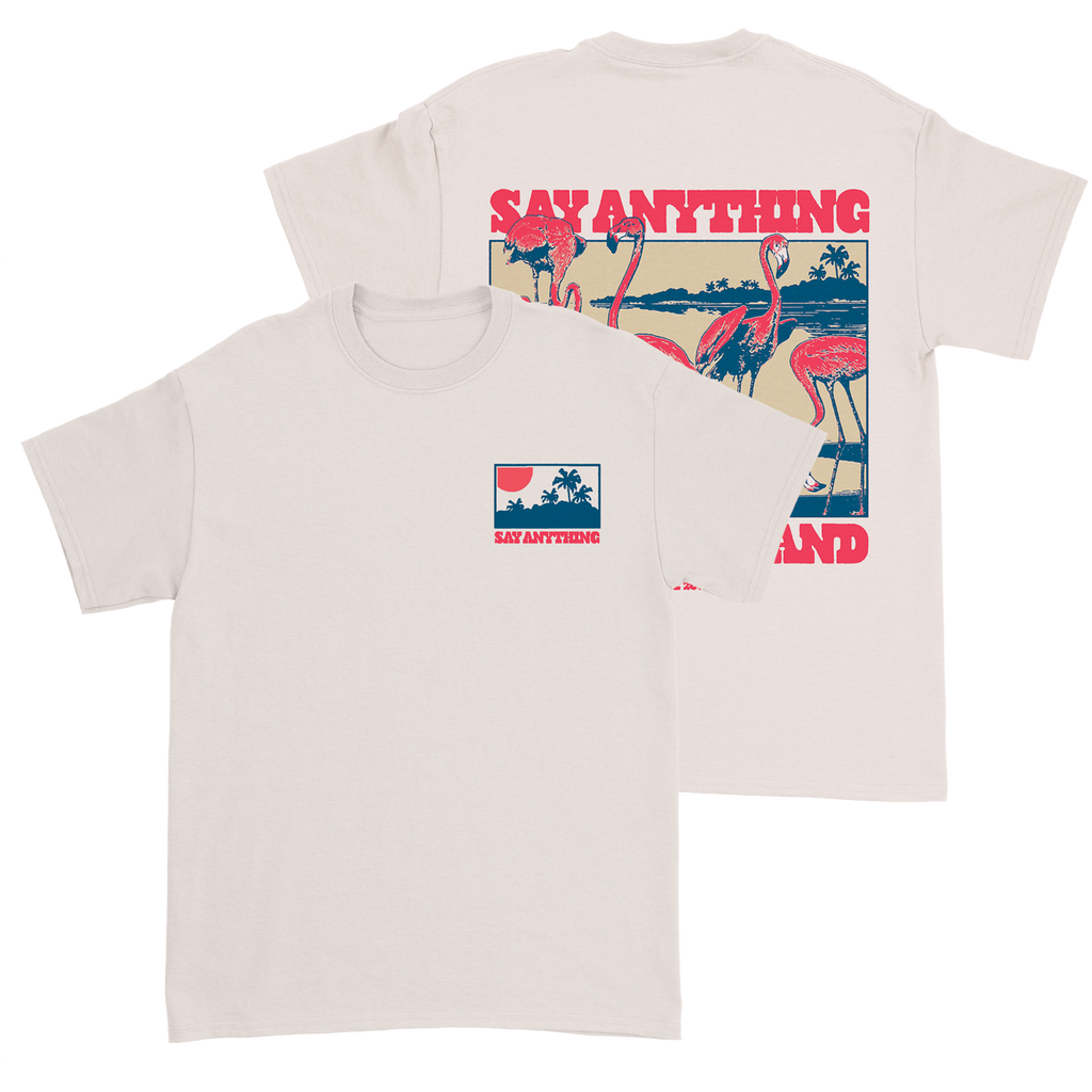 Say Anything - Flamingos Tee Hoodie, Sweatshirt | CoreVibeTees.com (Image 1)