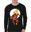 Running Flash Black Full Sleeve T-Shirt Hoodie, Sweatshirt | CoreVibeTees.com