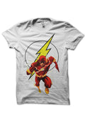 Flash Bolt White T-Shirt Hoodie, Sweatshirt | CoreVibeTees.com