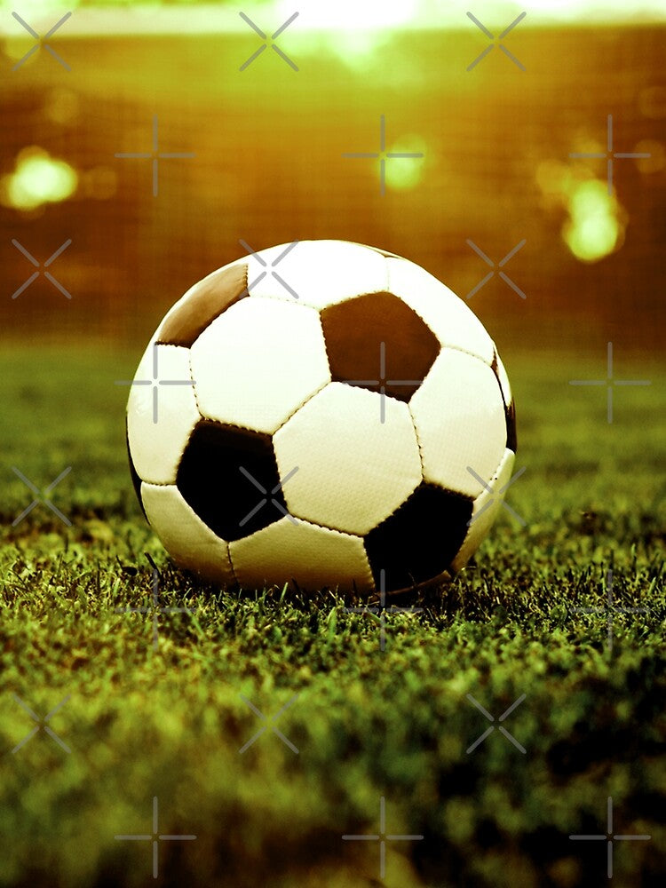 Soccer Ball on Grass Field by mwagie