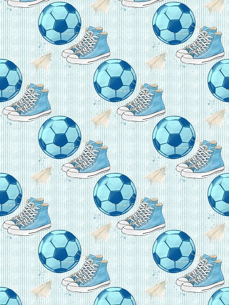 Back To School Soccer Shoes & Ball by PatternLandia