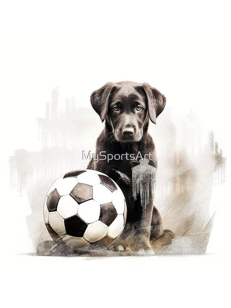 Soccer Puppy by MySportsArt