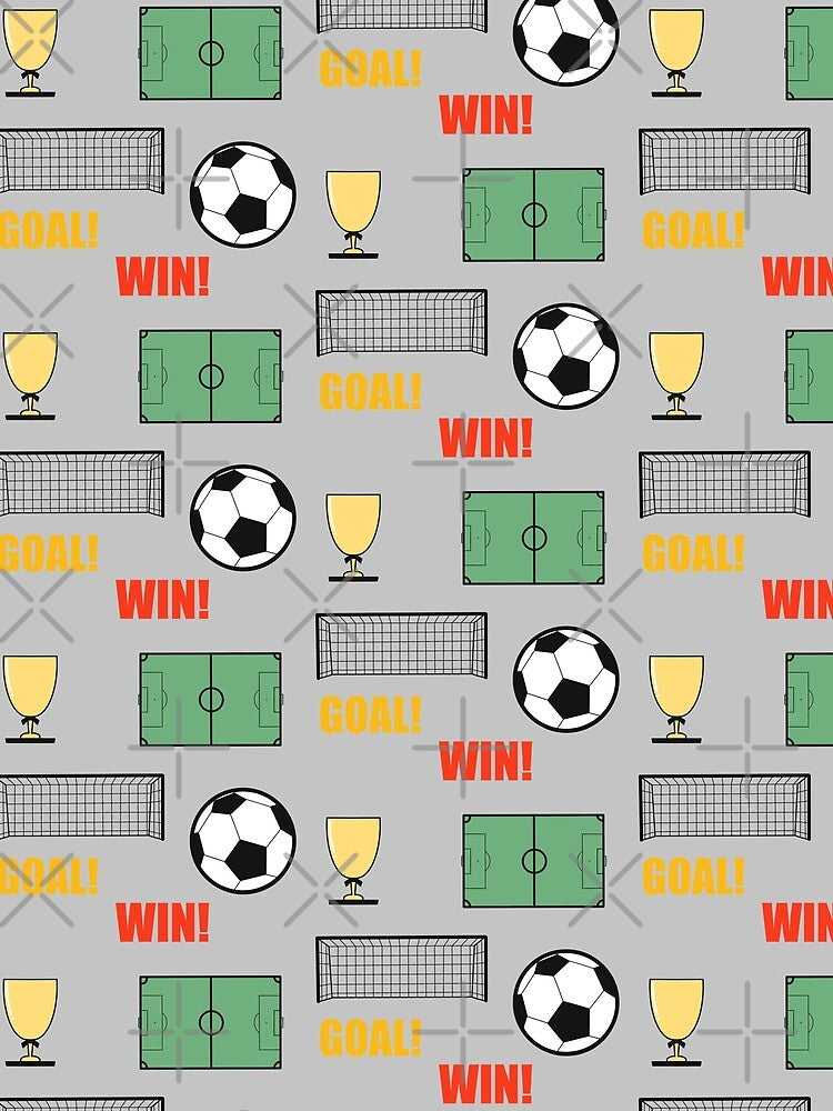 Soccer ball, soccer goal, soccer goal net, soccer champion, sticker set by Aerithcloud01