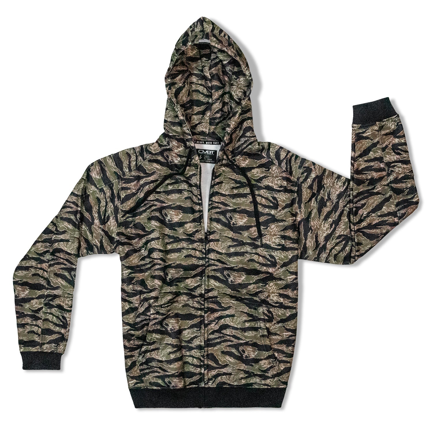 Men's Zipped Up Hoodie V2.0 T-Shirts, Sweatshirt | CoreVibeTees.com (Image 1)