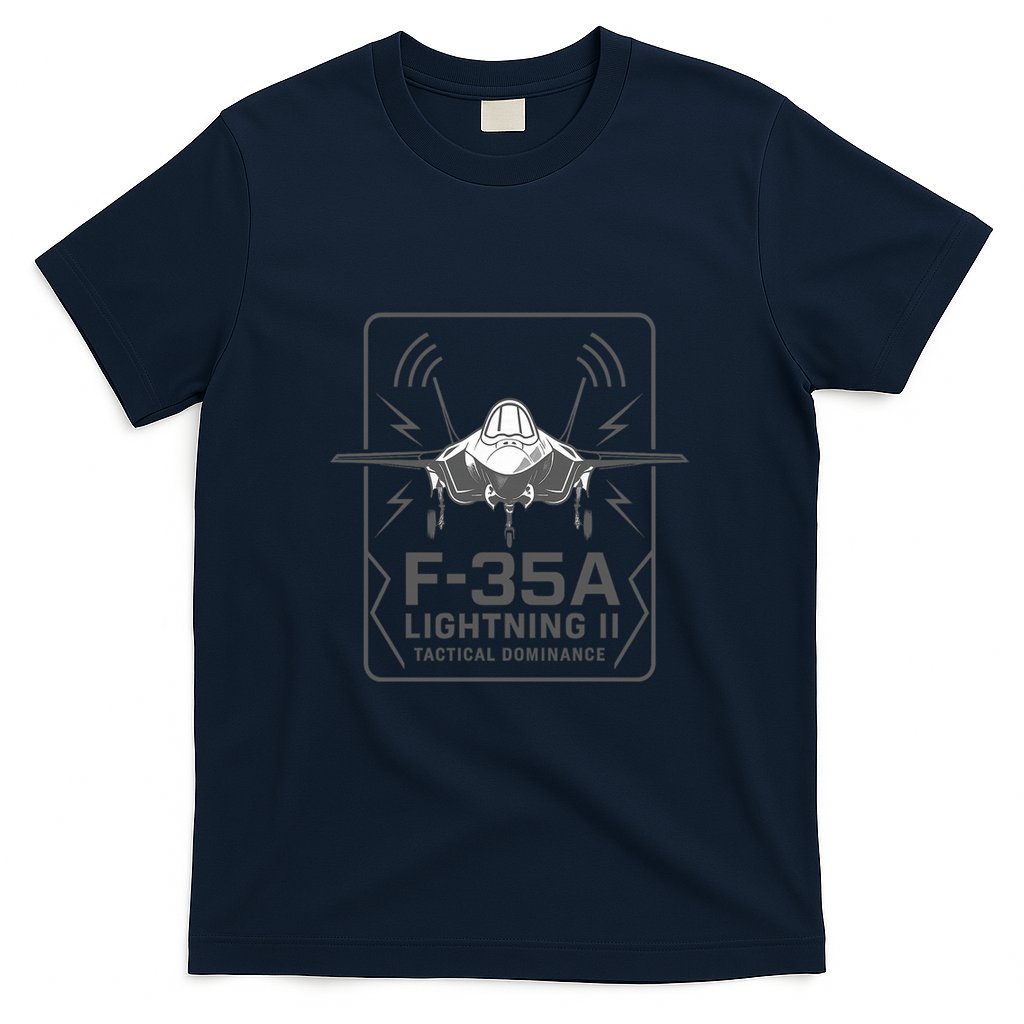F-35A Lightning II Tactical Dominance T-Shirt Hoodie, Sweatshirt | CoreVibeTees.com