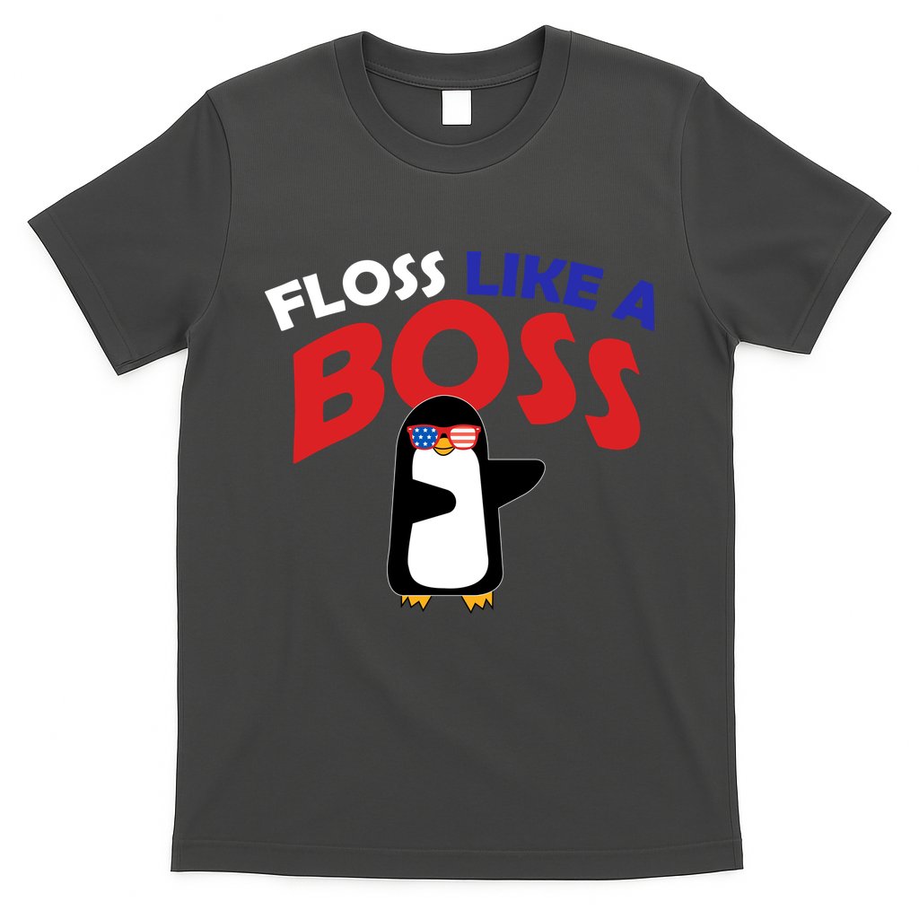 Floss Like a Boss Penguin Dancing T-Shirt Hoodie, Sweatshirt | CoreVibeTees.com