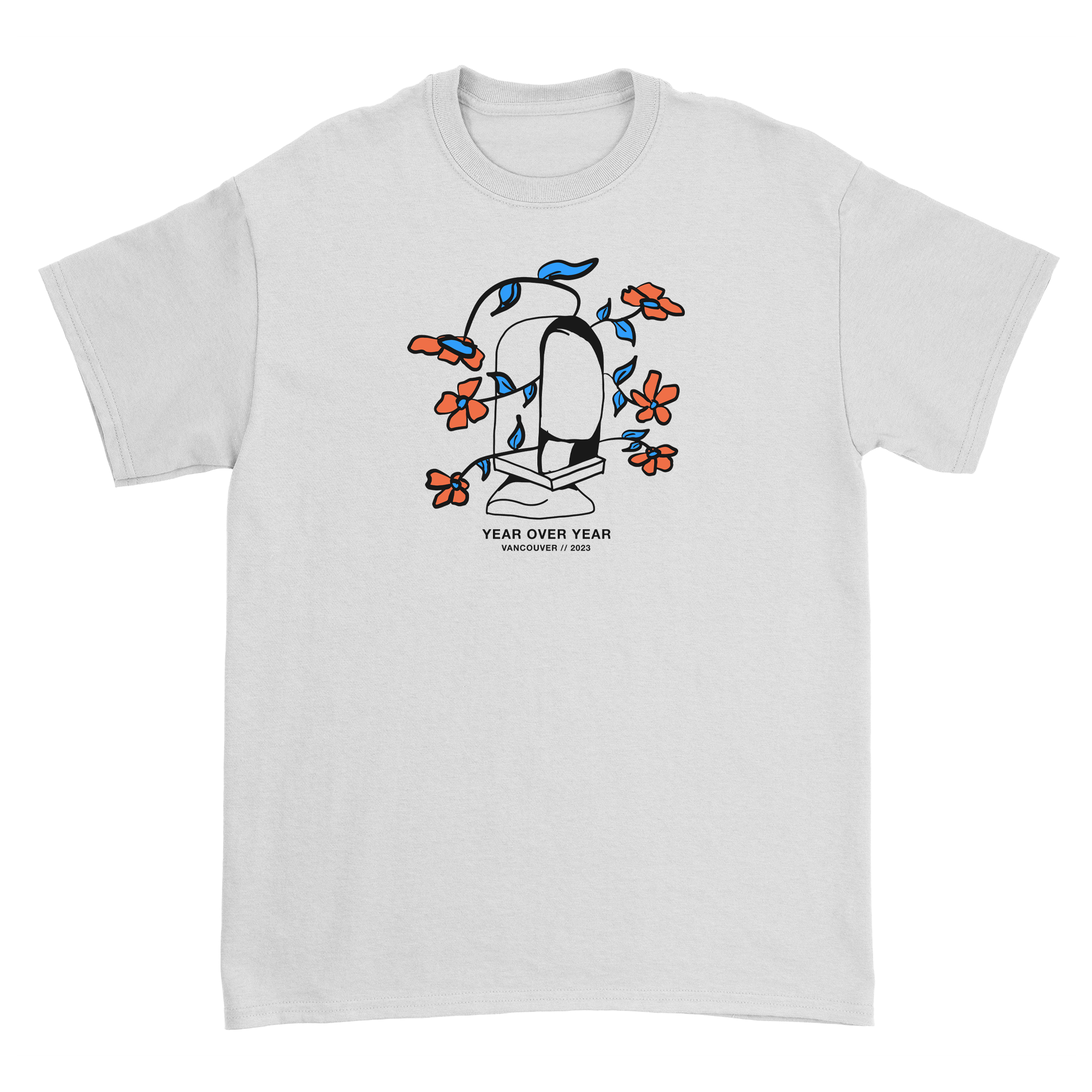 Year Over Year - Flower T-Shirt Hoodie, Sweatshirt | CoreVibeTees.com