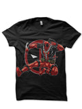 Flying Deadpool Black Tee Hoodie, Sweatshirt | CoreVibeTees.com