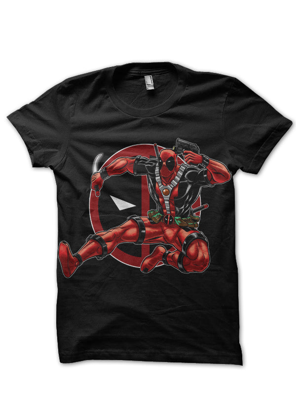 Flying Deadpool Black Tee Hoodie, Sweatshirt | CoreVibeTees.com