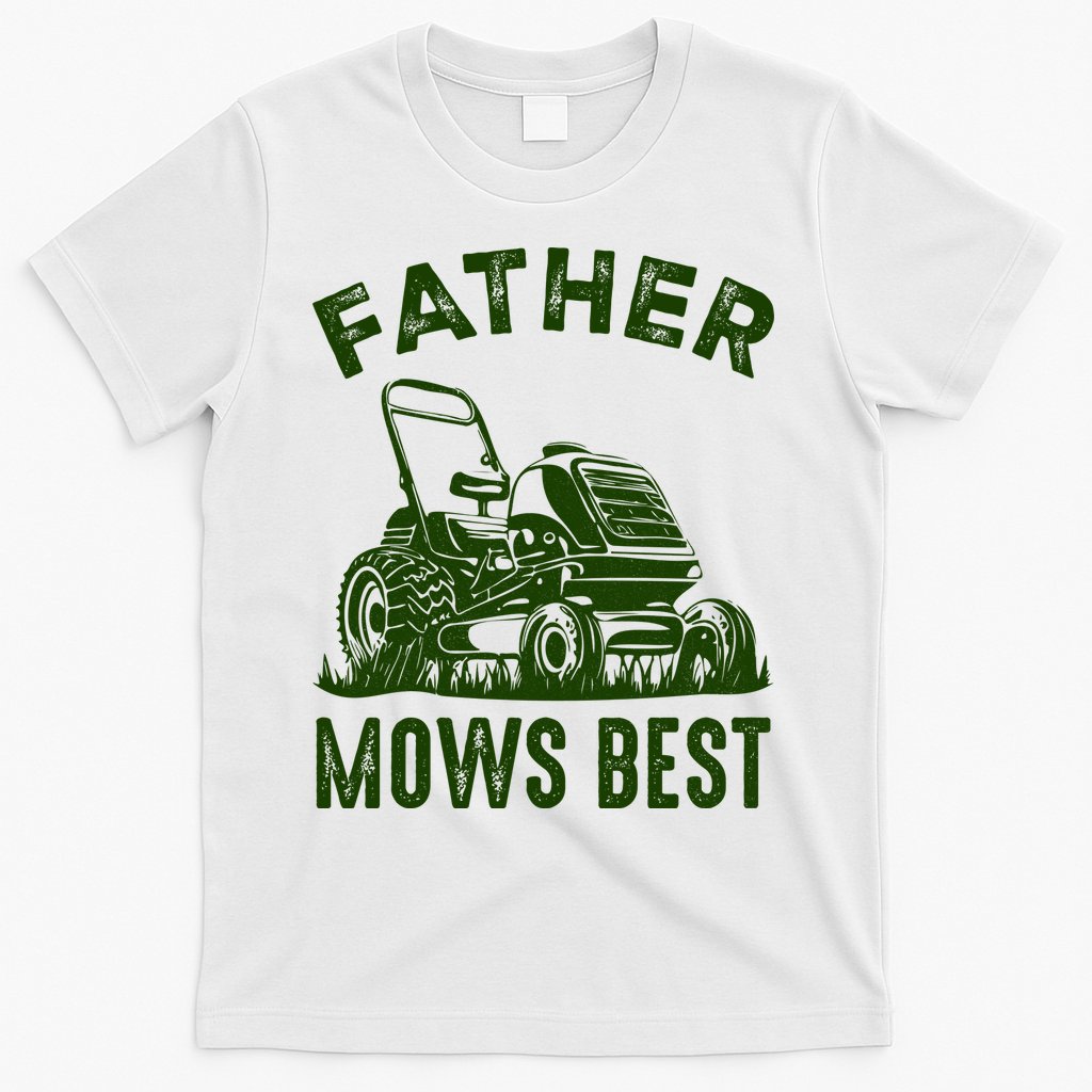 Father Mows Best Retro Vintage Funny Dad T-Shirt Hoodie, Sweatshirt | CoreVibeTees.com