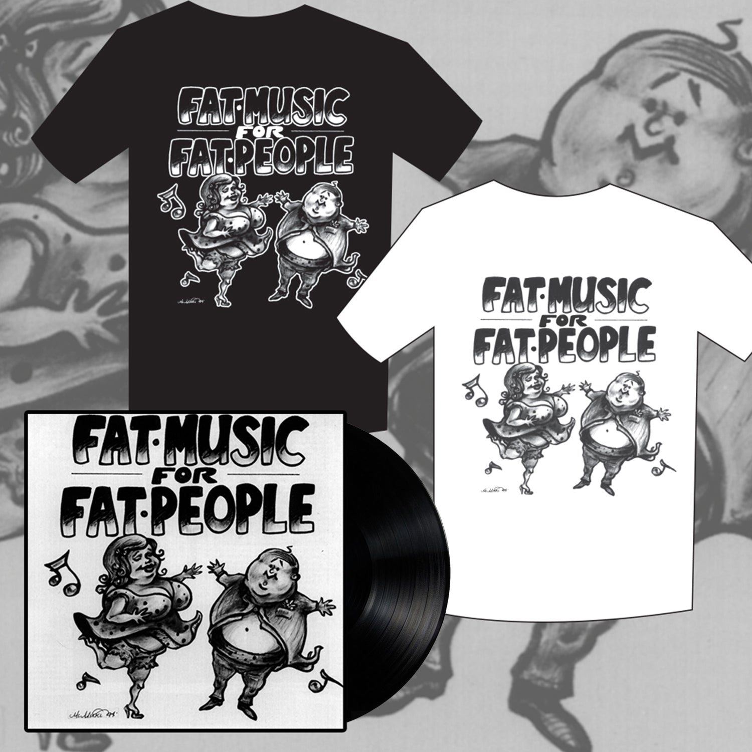 Fat Music For Fat People LP (Colour Vinyl) + T-Shirt Bundle Hoodie, Sweatshirt | CoreVibeTees.com