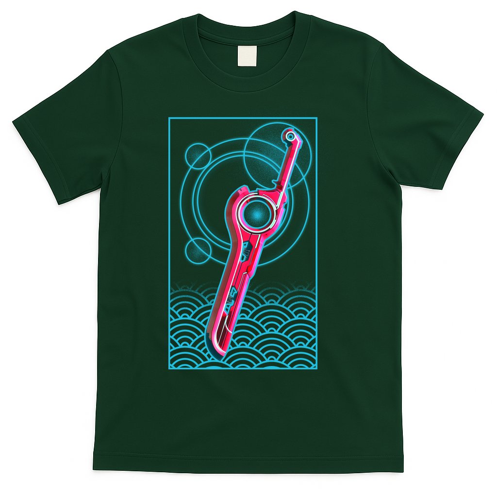 Futuristic Monado Sword T-Shirt Hoodie, Sweatshirt | CoreVibeTees.com