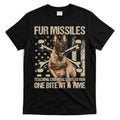 Fur Missiles Teaching Criminals Blue Line K9 Dog Unit Police T-Shirt Hoodie, Sweatshirt | CoreVibeTees.com