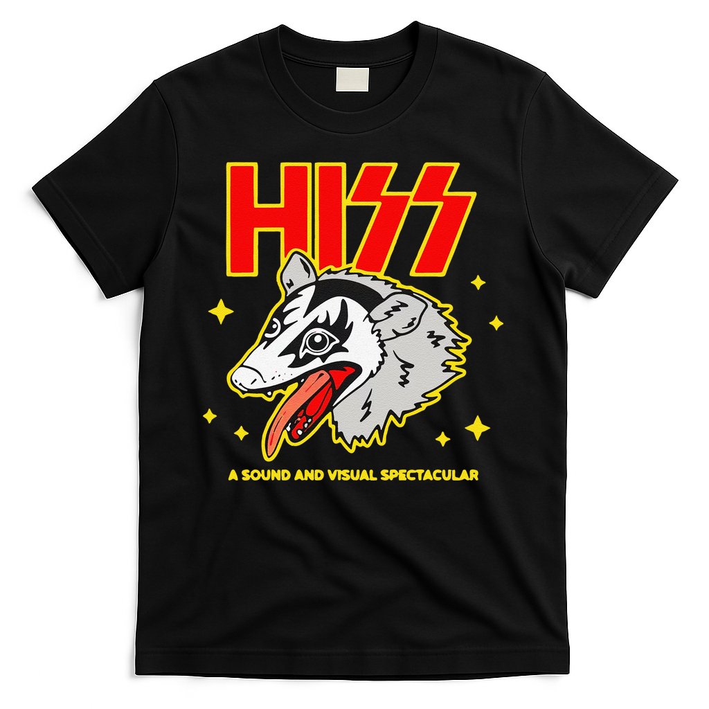 Funny Opossum Hiss A Sound And Visual Spectacular Gift T-Shirt Hoodie, Sweatshirt | CoreVibeTees.com