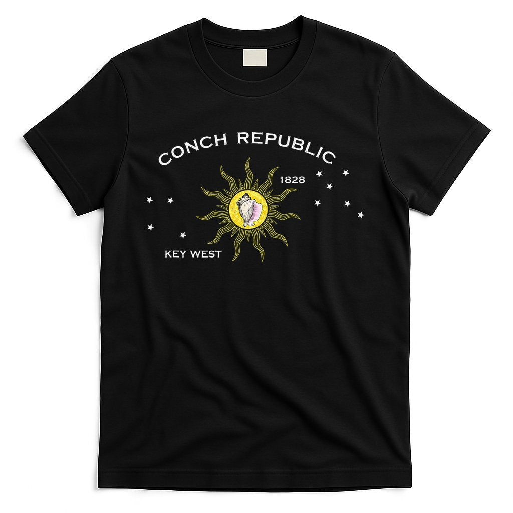 FLAG OF KEY WEST FLORIDA CONCH REPUBLIC T-Shirt Hoodie, Sweatshirt | CoreVibeTees.com