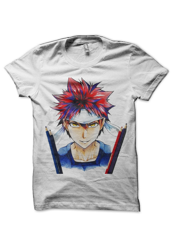 Food Wars White T-Shirt Hoodie, Sweatshirt | CoreVibeTees.com