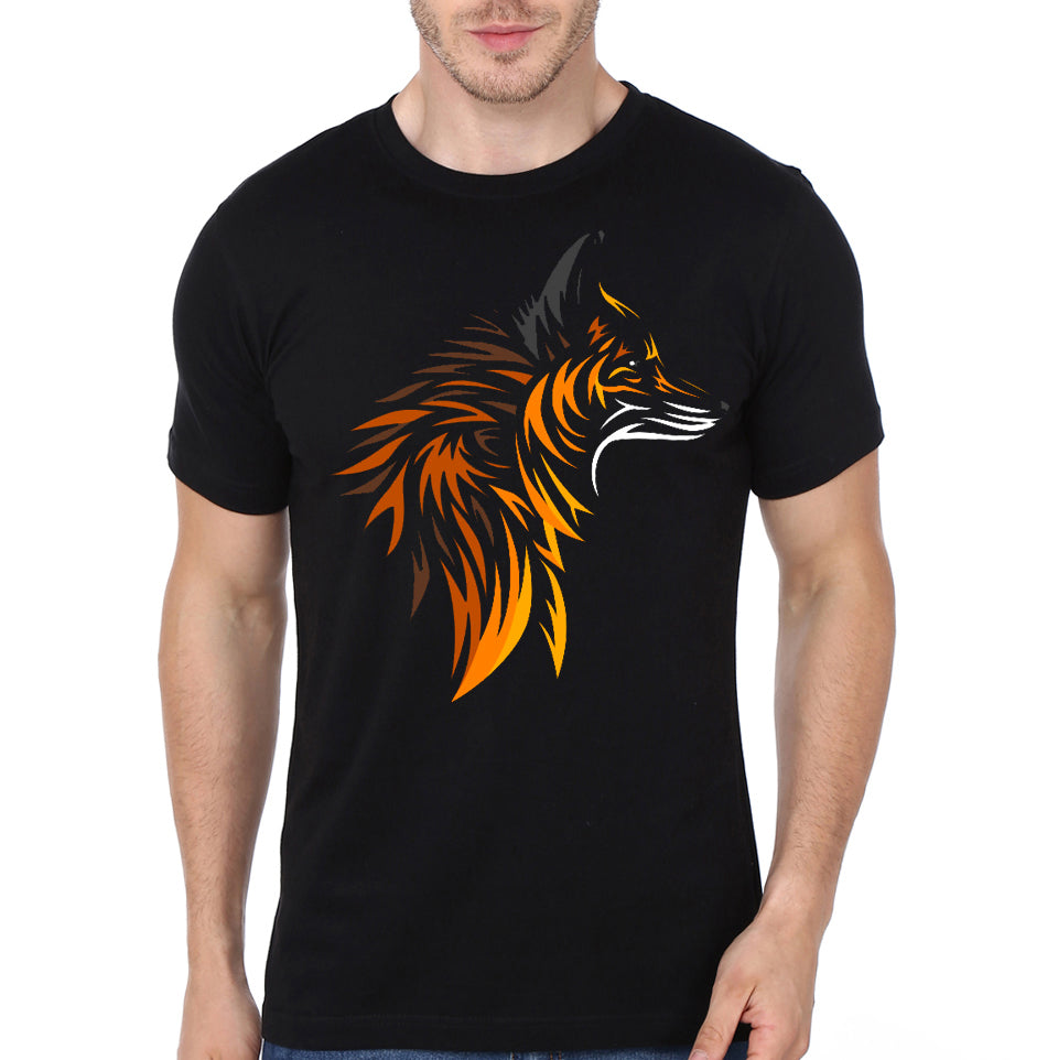 Tribal Fox Black T-Shirt Hoodie, Sweatshirt | CoreVibeTees.com
