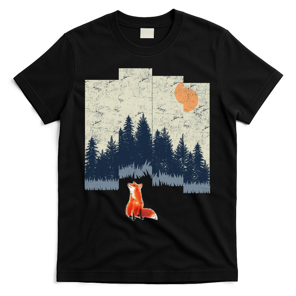 Fox Distorted Forrest T-Shirt Hoodie, Sweatshirt | CoreVibeTees.com