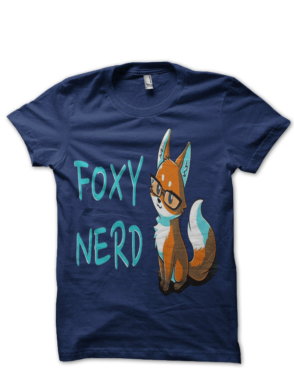 Foxy Nerd Half Sleeve T-Shirt Hoodie, Sweatshirt | CoreVibeTees.com