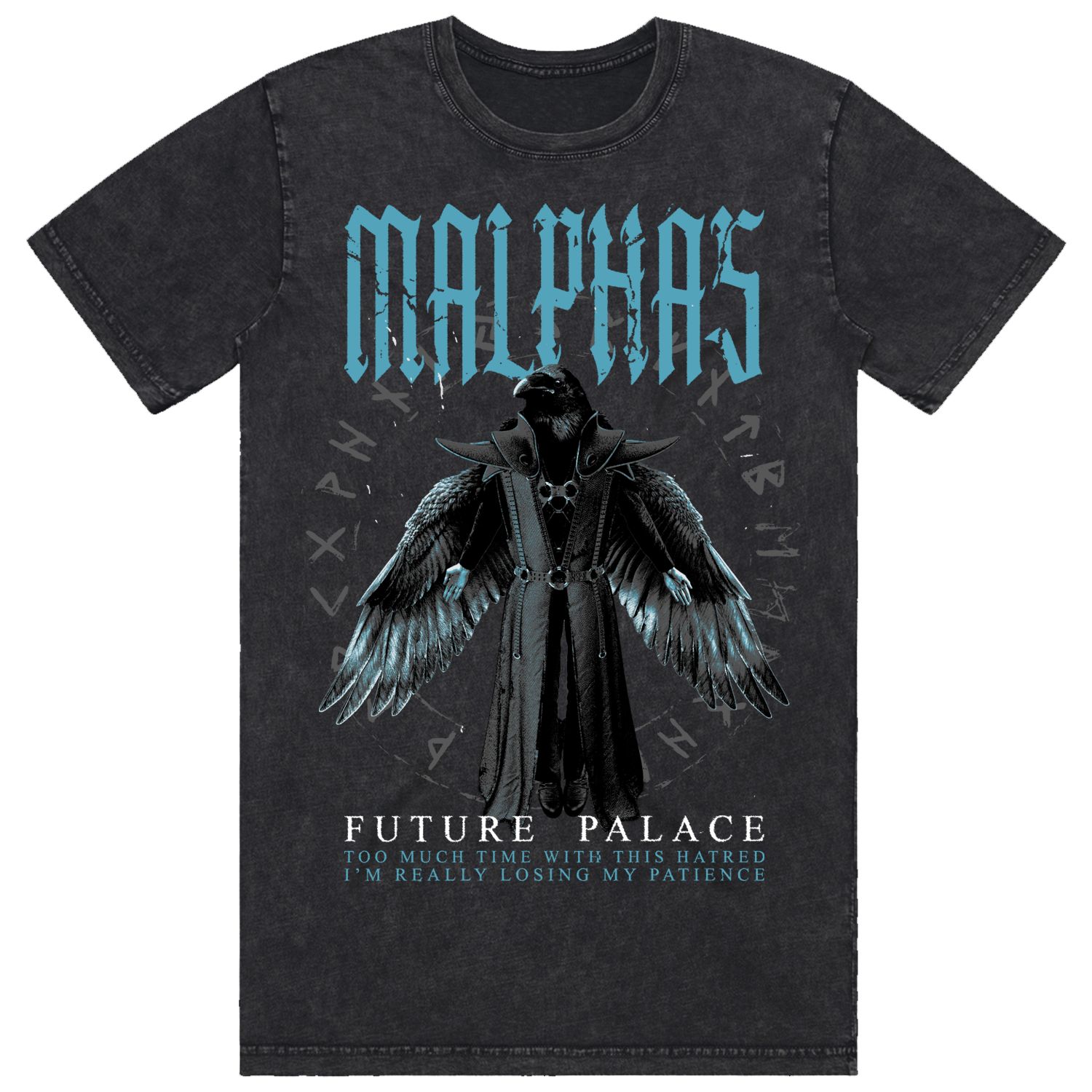 Malphas T-Shirt (Black Stone Wash) Hoodie, Sweatshirt | CoreVibeTees.com (Image 1)