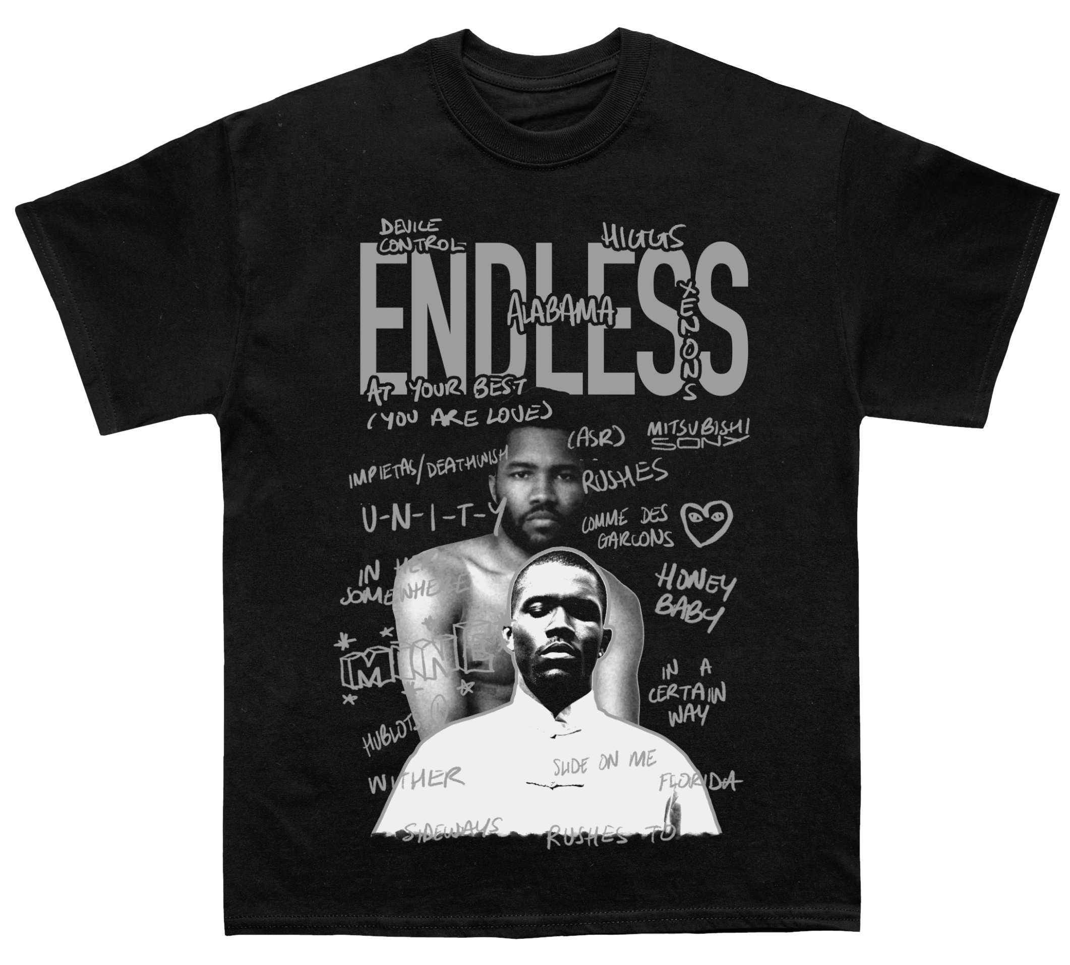 Frank Ocean "Endless" Sketchbook TEE Hoodie, Sweatshirt | CoreVibeTees.com (Image 1)