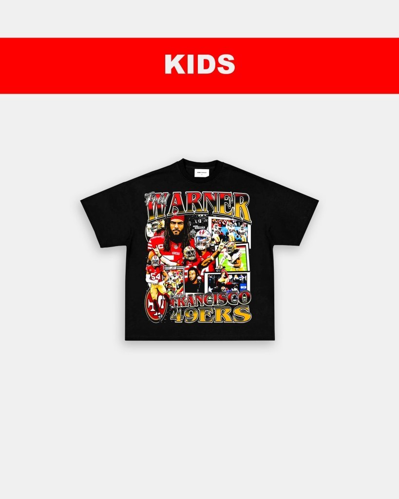 FRED WARNER - KIDS TEE Hoodie, Sweatshirt | CoreVibeTees.com (Image 3)