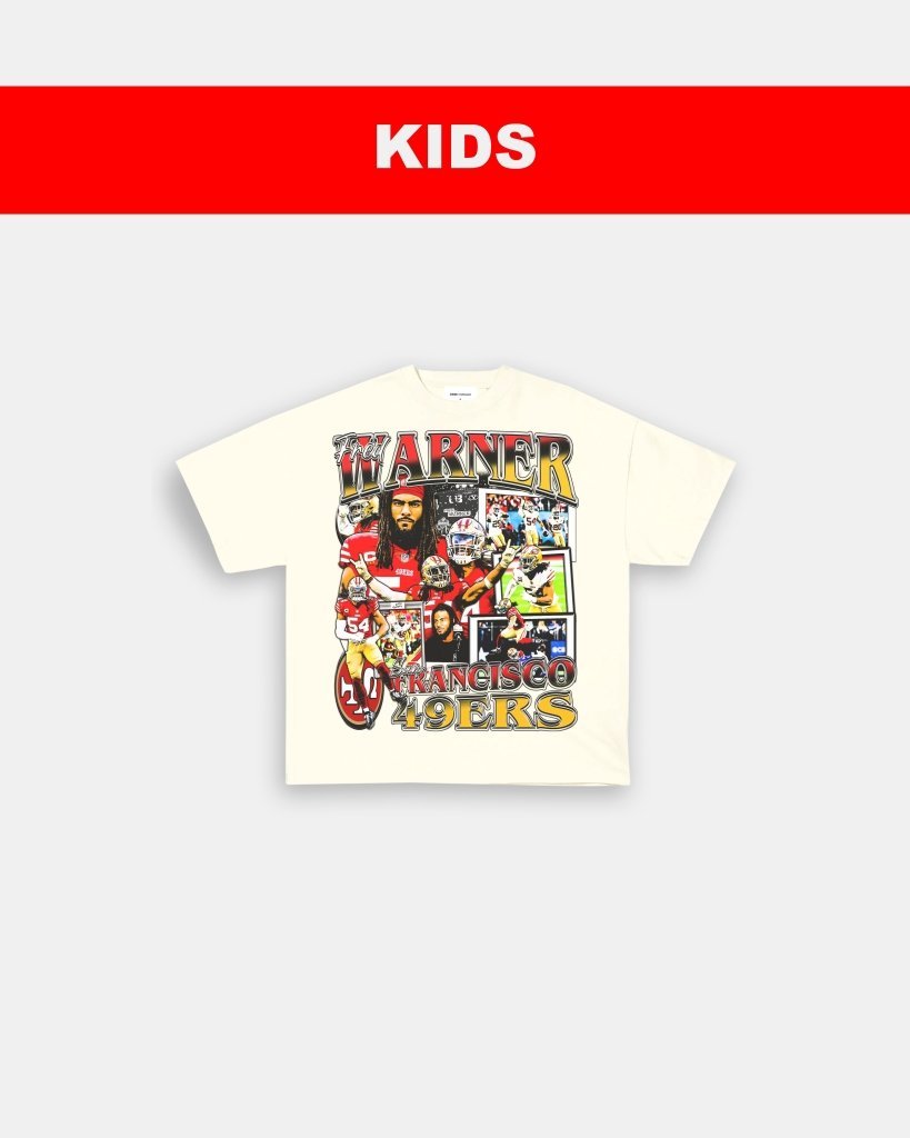FRED WARNER - KIDS TEE Hoodie, Sweatshirt | CoreVibeTees.com (Image 4)