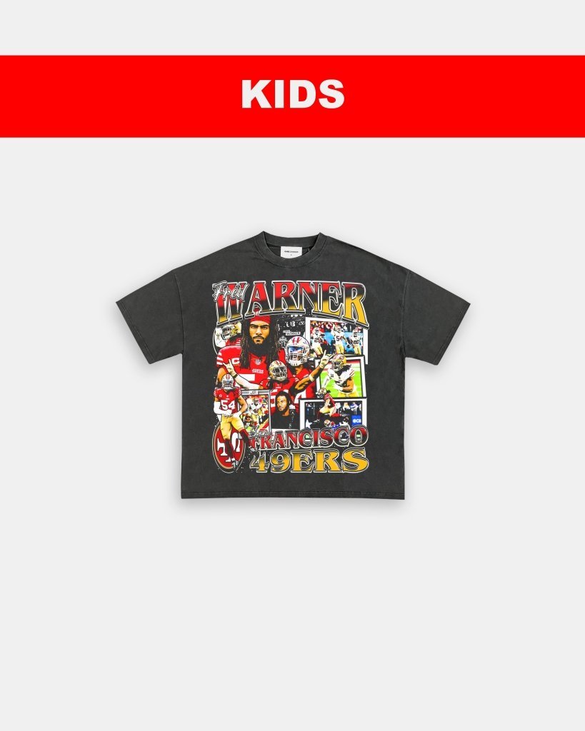 FRED WARNER - KIDS TEE Hoodie, Sweatshirt | CoreVibeTees.com (Image 5)