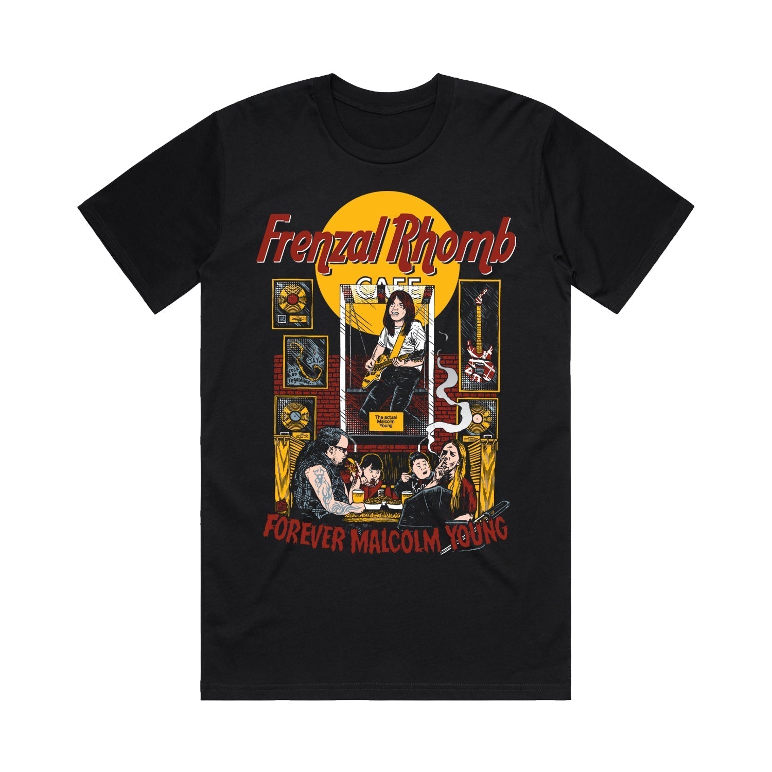 Forever Malcolm Young Tee (Black) Hoodie, Sweatshirt | CoreVibeTees.com