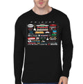 Friends Black Full Sleeve T-Shirt Style003 Hoodie, Sweatshirt | CoreVibeTees.com