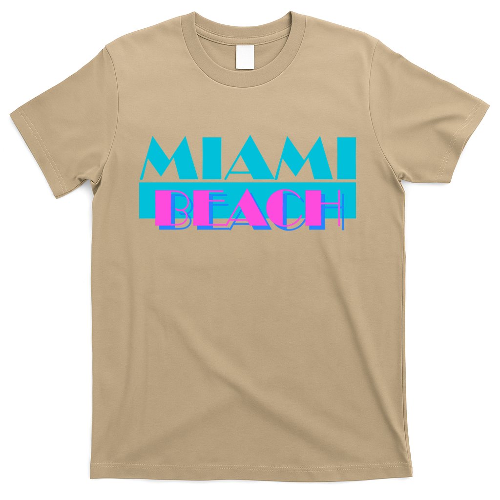 Funny Retro Miami Beach Logo T-Shirt Hoodie, Sweatshirt | CoreVibeTees.com