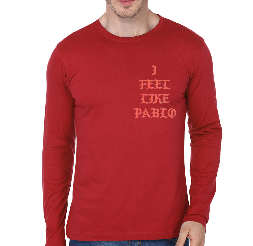 Pablo Red Full Sleeve Tee Hoodie, Sweatshirt | CoreVibeTees.com