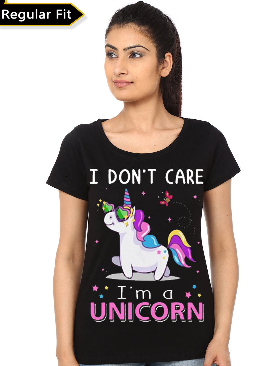 I Donâ€™t Care Iâ€™m A Unicorn Black Girlâ€™s T-Shirt Hoodie, Sweatshirt | CoreVibeTees.com