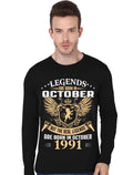 Legends Are Born In October 199 Full Sleeve T-Shirt Hoodie, Sweatshirt | CoreVibeTees.com
