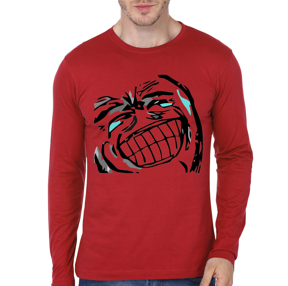 Meme Red Full Sleeve Tee Hoodie, Sweatshirt | CoreVibeTees.com