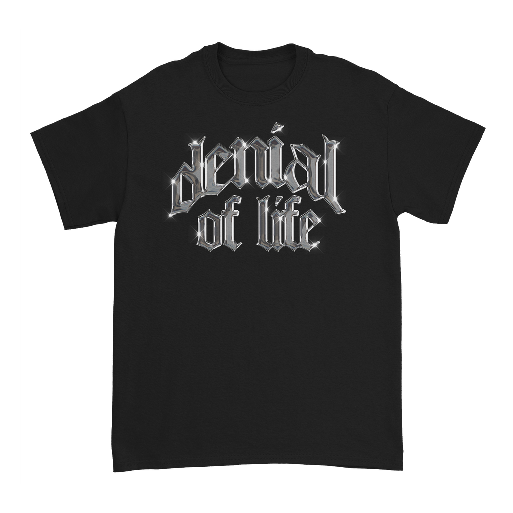Denial of Life - Big Chrome T-Shirt Hoodie, Sweatshirt | CoreVibeTees.com