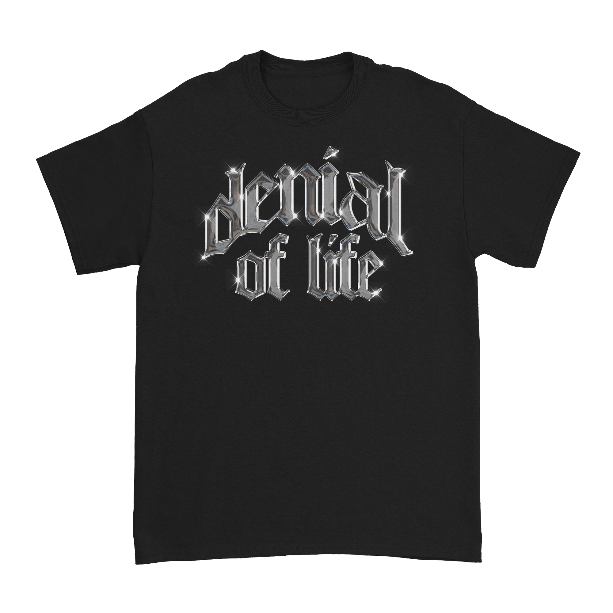 Denial of Life - Big Chrome T-Shirt Hoodie, Sweatshirt | CoreVibeTees.com