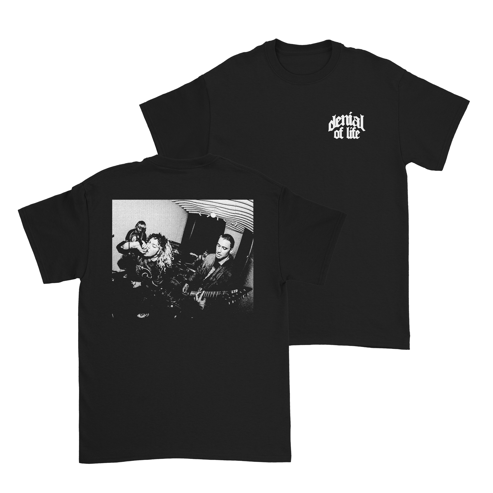 Denial of Life - Logo Pocket T-Shirt Hoodie, Sweatshirt | CoreVibeTees.com (Image 1)