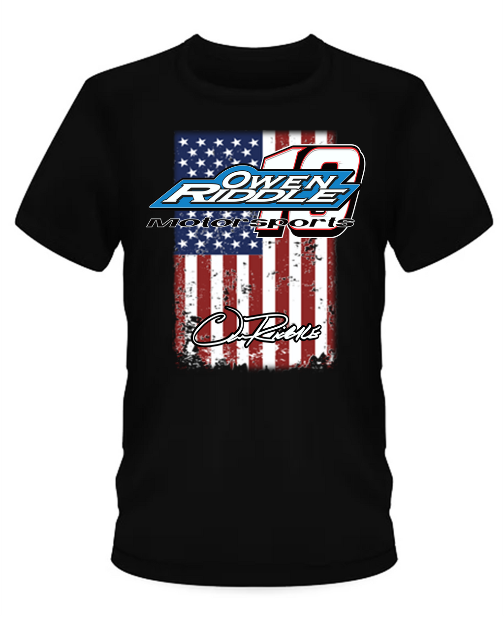 Owen Riddle Full Front/Signature Back T-Shirt Hoodie, Sweatshirt | CoreVibeTees.com (Image 1)
