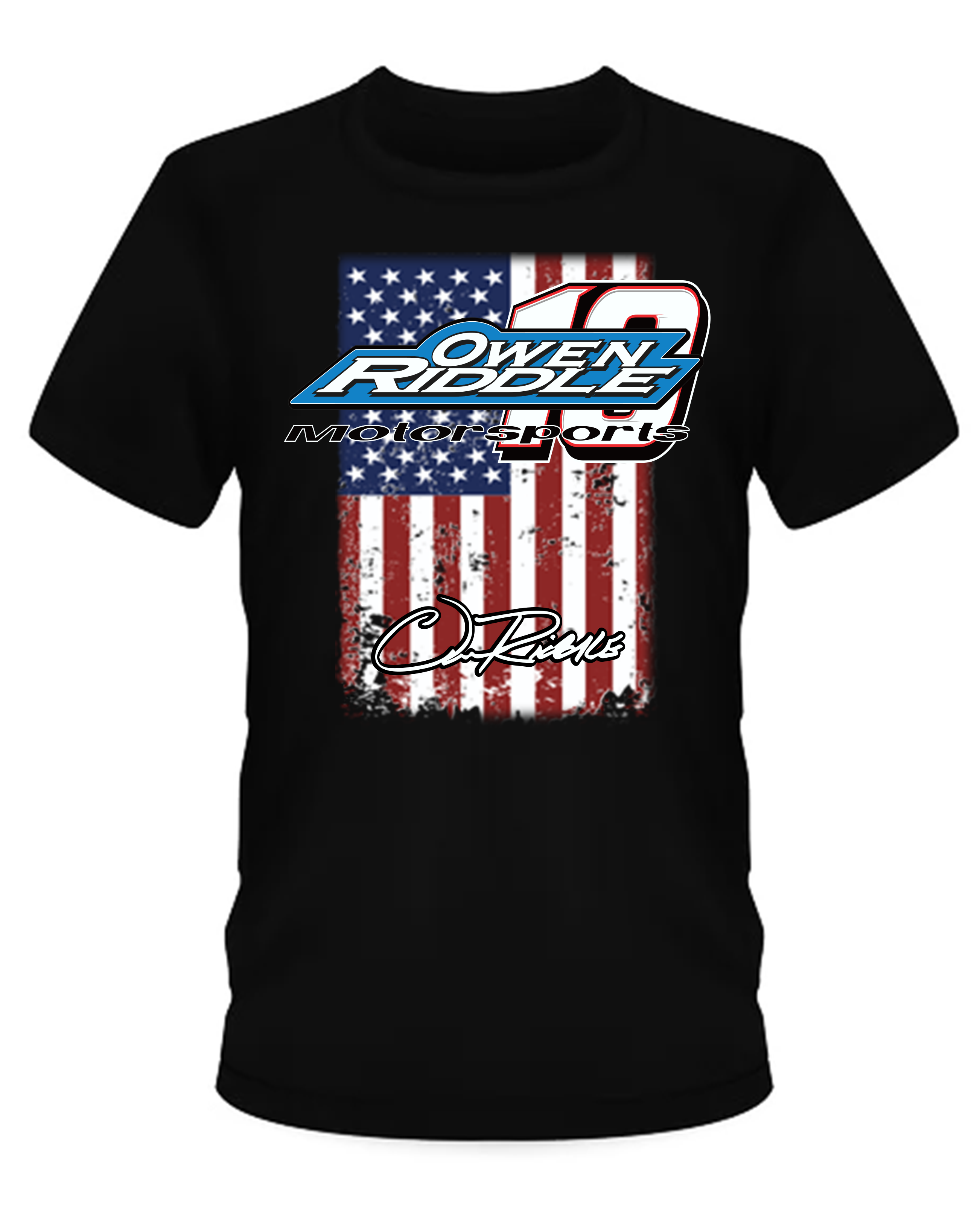 Owen Riddle Full Front/Signature Back T-Shirt Hoodie, Sweatshirt | CoreVibeTees.com (Image 1)