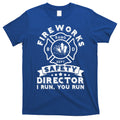 Fireworks Safety Director I Run You Run Bang Dept Patriotic T-Shirt Hoodie, Sweatshirt | CoreVibeTees.com